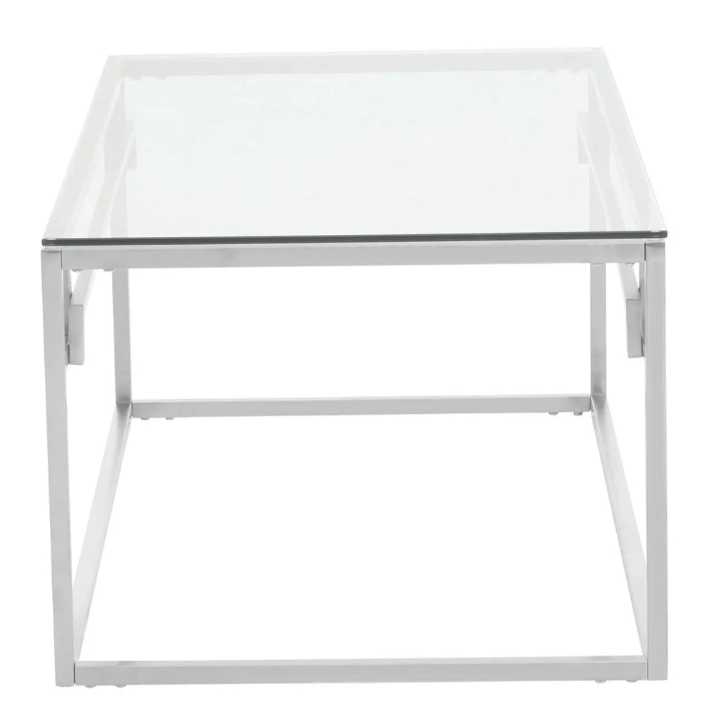 Silver Glass Coffee Table