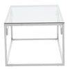 Silver Glass Coffee Table