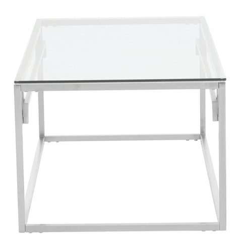 Silver Glass Coffee Table