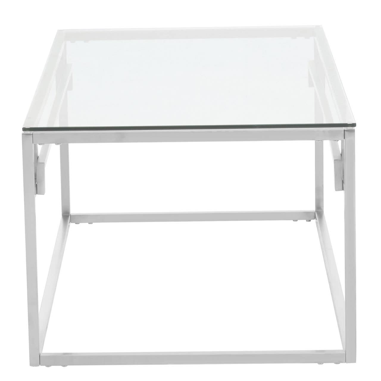 Silver Glass Coffee Table