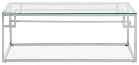 Silver Glass Coffee Table