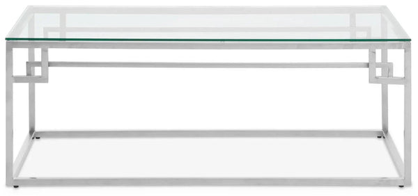 Silver Glass Coffee Table