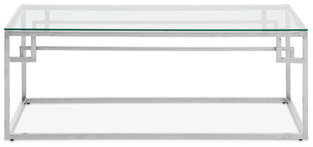 Silver Glass Coffee Table