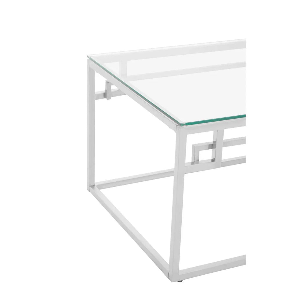 Silver Glass Coffee Table