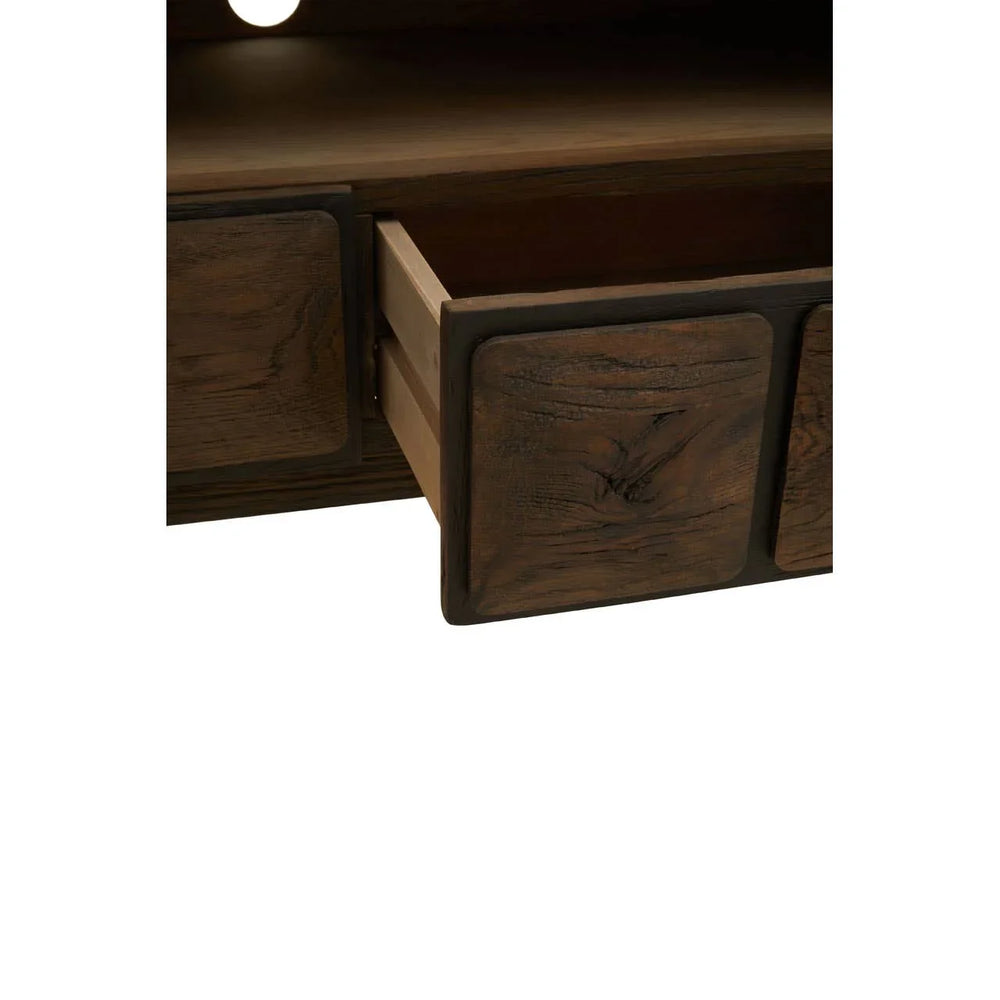 Modern Oak Media Storage