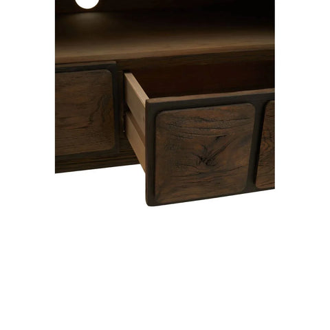 Modern Oak Media Storage