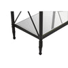 Monochrome Glass Side Table
