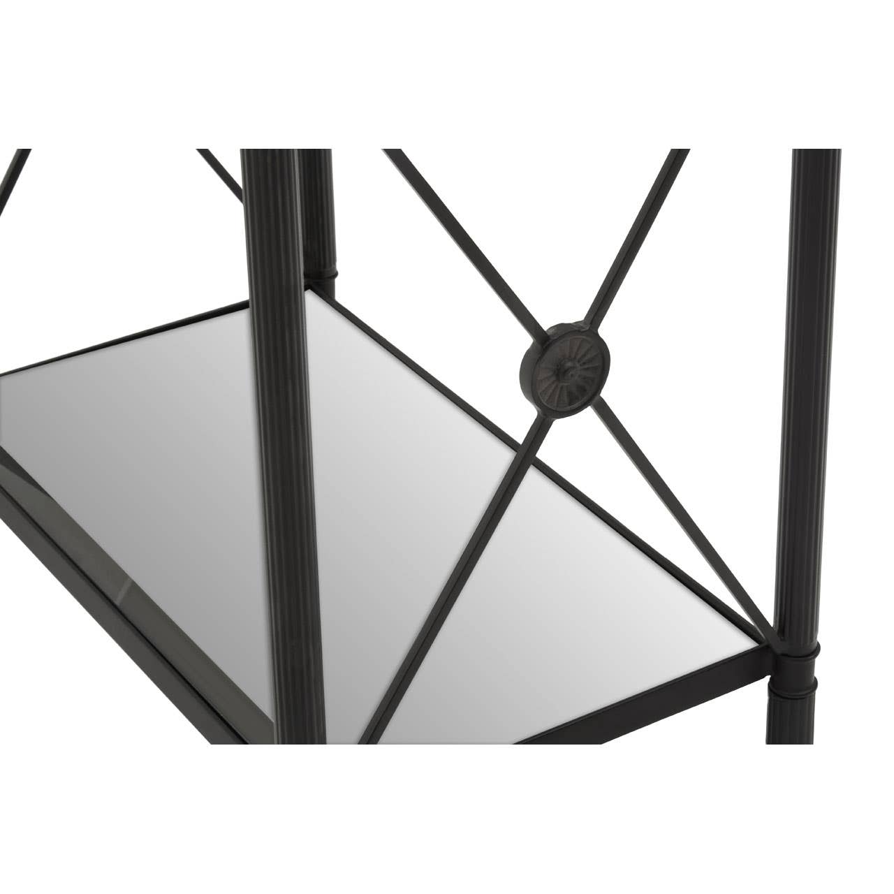 Monochrome Glass Side Table