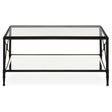 Monochrome Glass Coffee Table