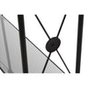 **Modern Black Metal Glass Table**