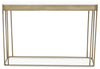Golden Lines Mirrored Console Elegance