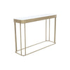 Golden Lines Mirrored Console Elegance