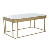 Golden Frame Mirror Coffee Table