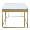Golden Frame Mirror Coffee Table