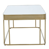 Golden Frame Mirror Coffee Table