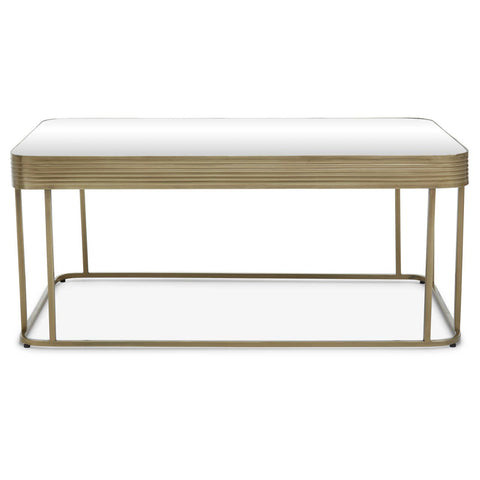 Golden Frame Mirror Coffee Table
