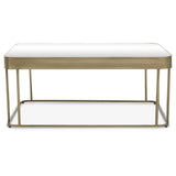 Golden Frame Mirror Coffee Table