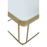 Golden Frame Mirror Coffee Table