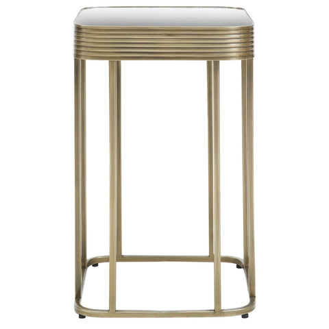 Golden Frame Mirrored Glass Table
