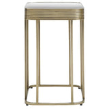 Golden Frame Mirrored Glass Table