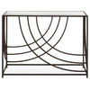 Reflective Industrial Chic Console Table