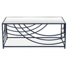 Rustic Chic Mirrored Coffee Table