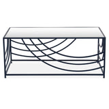 Rustic Chic Mirrored Coffee Table