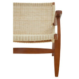 Natural Rattan Wood Armchair