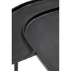 Nickle Top Modern Side Table