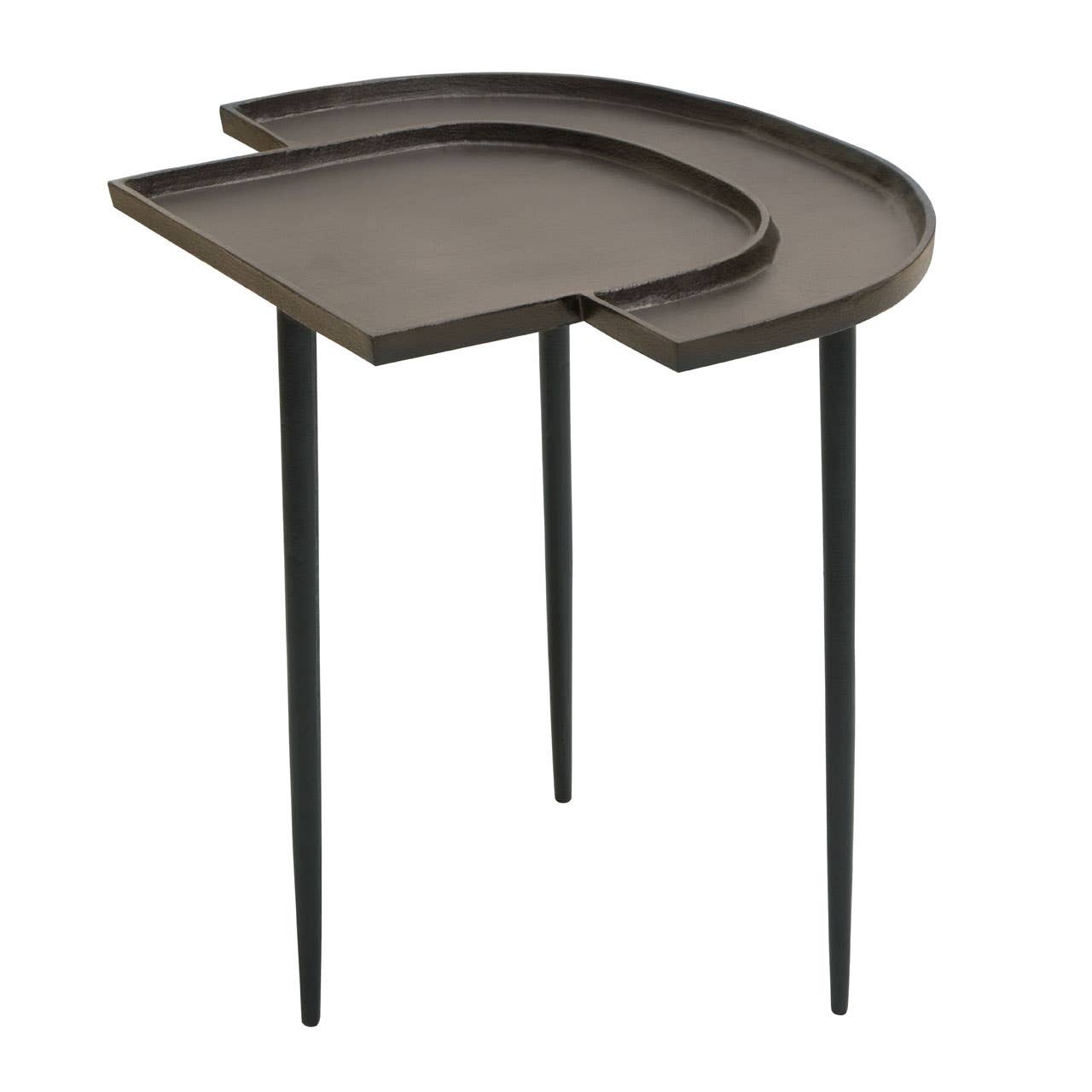 Bronze Abstract Side Table