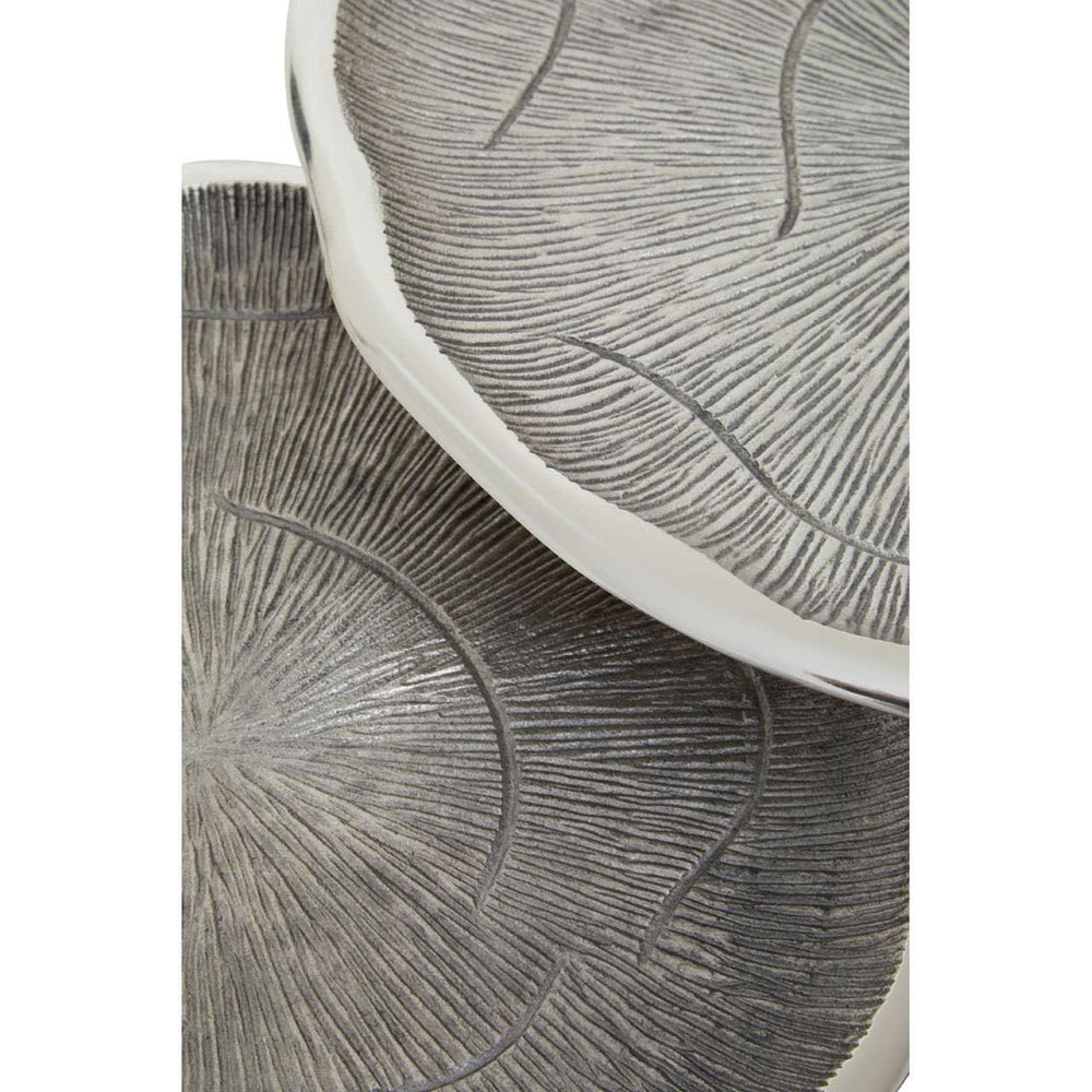 Silver Oak Side Tables Duo