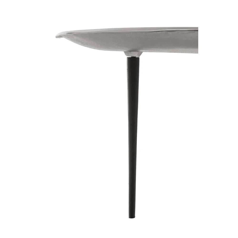 Sleek Silver Oak Coffee Table