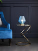 Midnight Blue Velvet Accent Chair