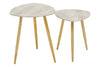 Luxury Shagreen Gold Side Tables