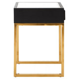 Luxe Shagreen Drawer Side Table