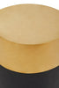 Luxury Black Gold Shagreen Stool