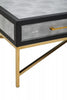 Luxury Grey Shagreen Coffee Table