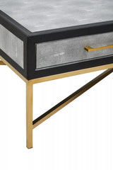 Luxury Grey Shagreen Coffee Table