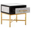 Luxe Grey Side Table