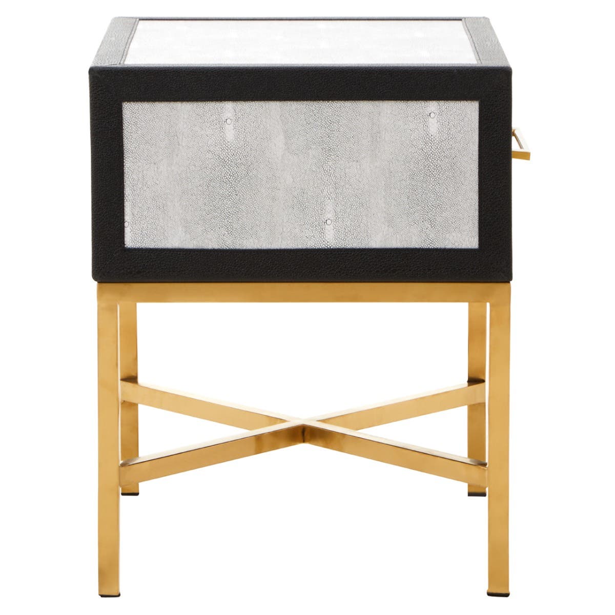 Luxe Grey Side Table