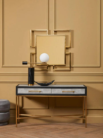 Luxury Shagreen Console Table