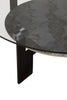 Elegant Grey Glass Coffee Table