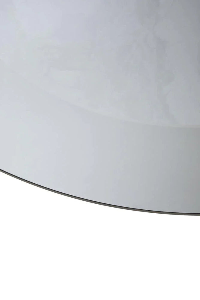 Elegant Grey Glass Coffee Table