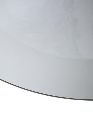 Elegant Grey Glass Coffee Table