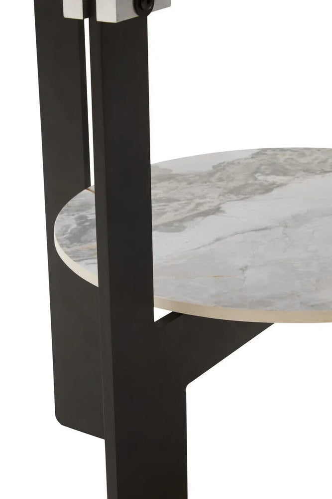 Grey Glass Coffee Table Set