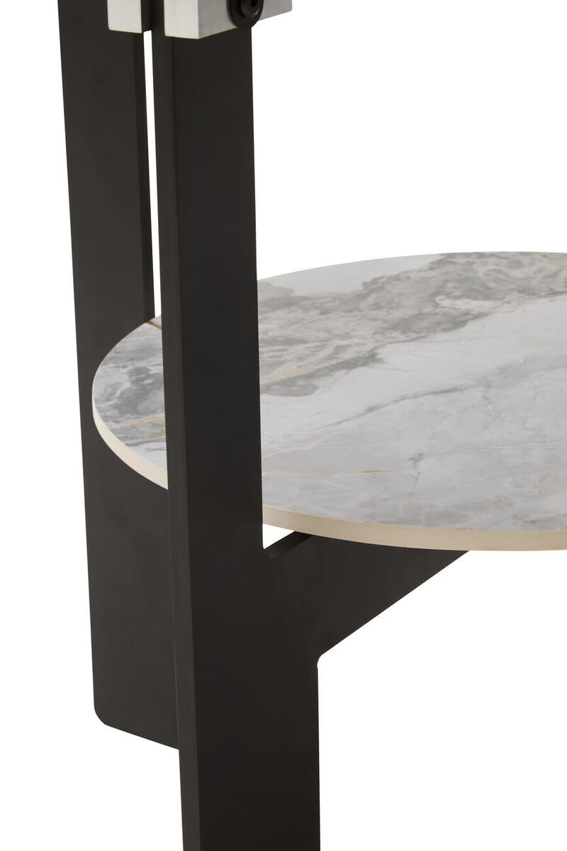Grey Glass Coffee Table Set