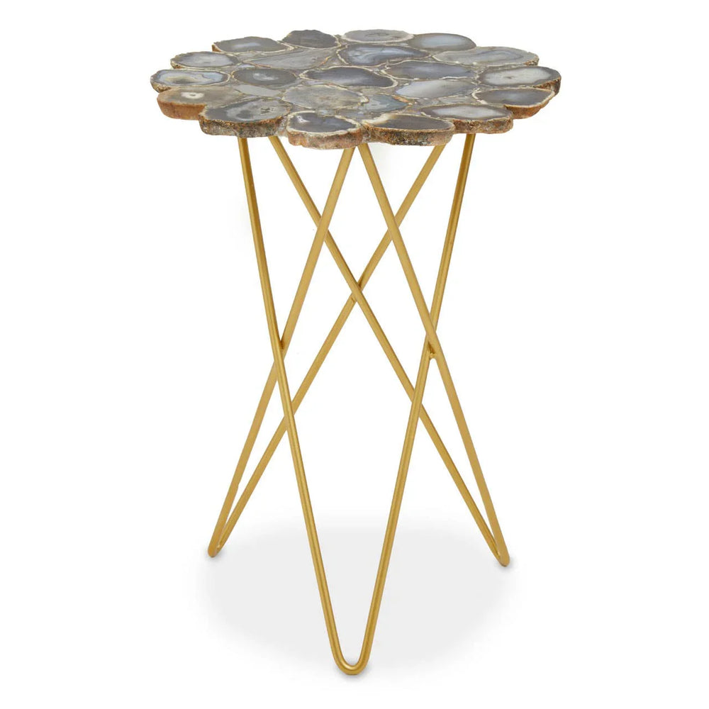 Agate Gold Side Table