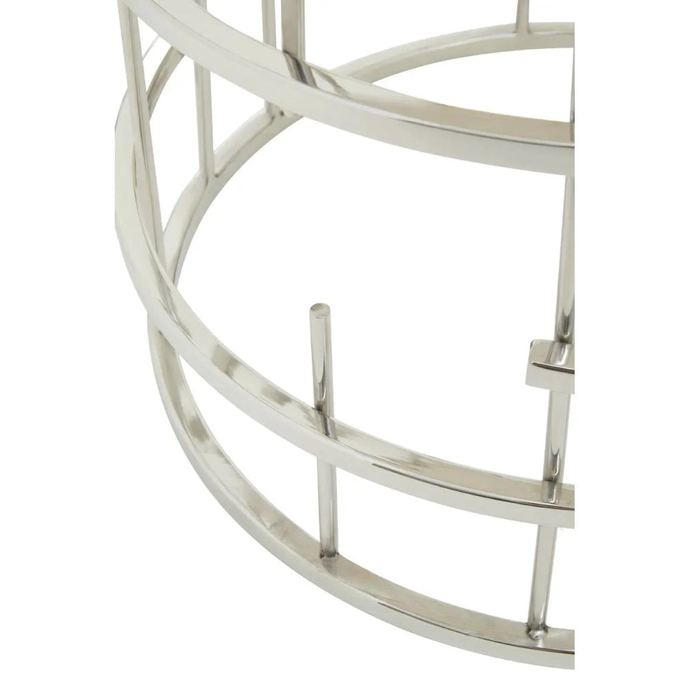 Marble Steel Side Table