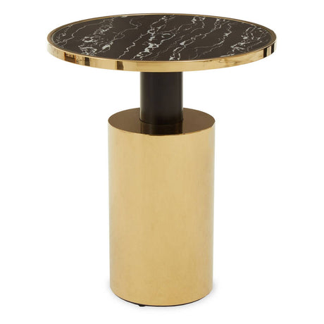 Luxury Marble Gold Side Table