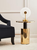 Luxury Marble Gold Side Table